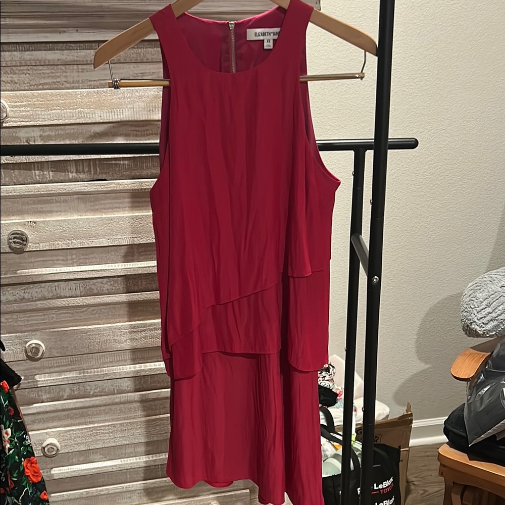 Pink Sleeveless Layered Dress